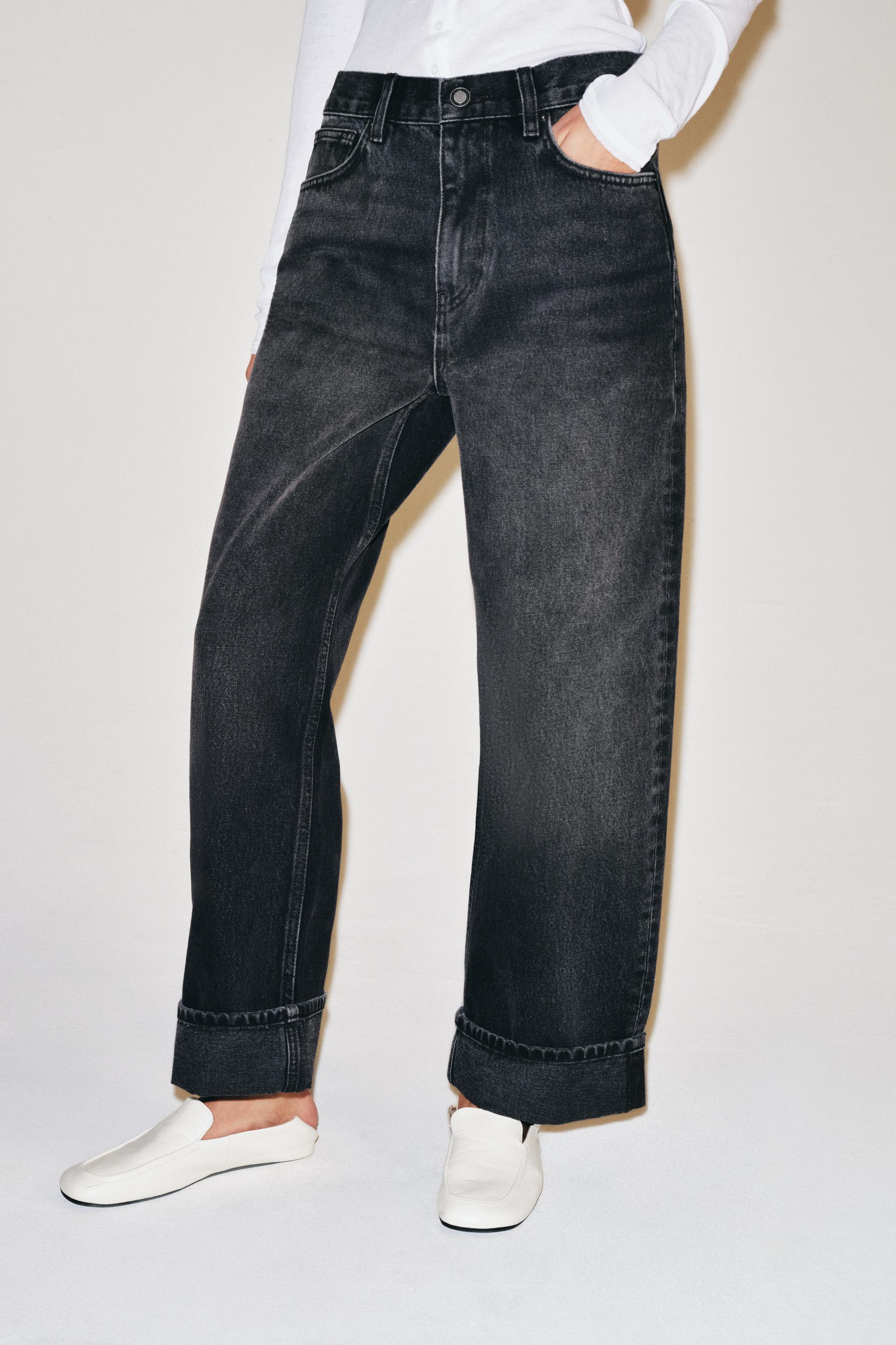 ZW COLLECTION MID-RISE BAGGY FIT JEANS